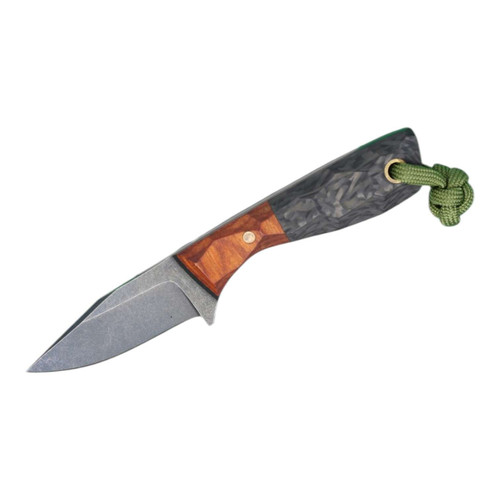 Auxiliary Manufacturing Runt Fixed Blade, Dymalux/Carbon Fiber, AEB-L