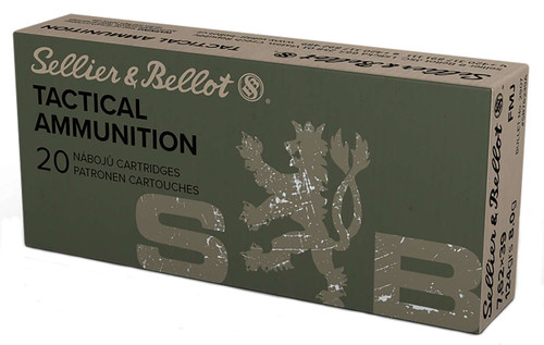 Sellier & Bellot SB76239A Rifle 7.62x39mm 124gr Full Metal Jacket 20 Per Box/30 Case TSW|61920