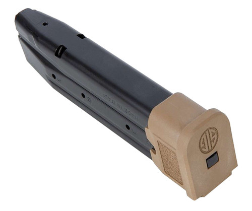 Sig Sauer MAGMODF921COY P320 21rd 9mm Luger Extended For Sig P320/M17/M18 Black Coyote Steel TSW|107367