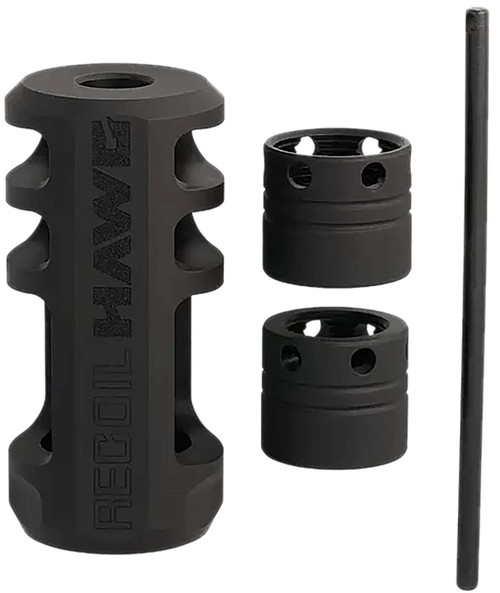 Browning 001293099 Xeno Recoil Hawg Black Matte Stainless Steel 1/2"x28 Threads 2.20" OAL TSW|176700