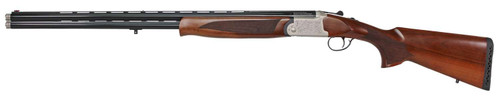 Iver Johnson Arms IJ600410LW28S IJ600 Lightweight Full Size 410 Gauge Break Open 3" 2rd 28" Black Over/Under Vent Rib Barrel, Silver Engraved Aluminum Receiver, Fixed Walnut Wood Stock, Ambidextrous TSW|151705