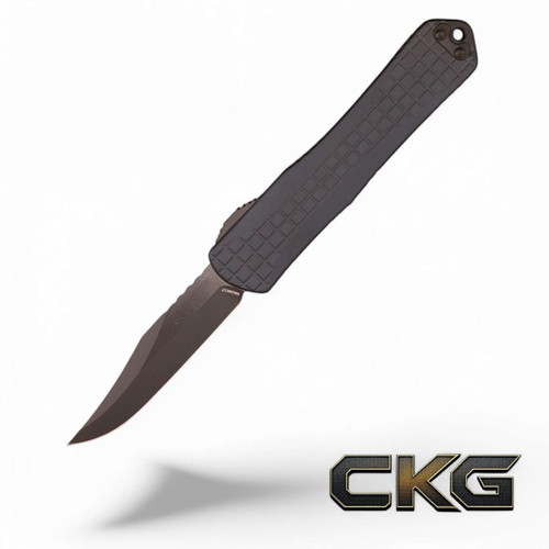Heretic Knives Manticore X Bowie DLC Grenade Grip Standard H030BF-6A-T Cajun Knife And Gear