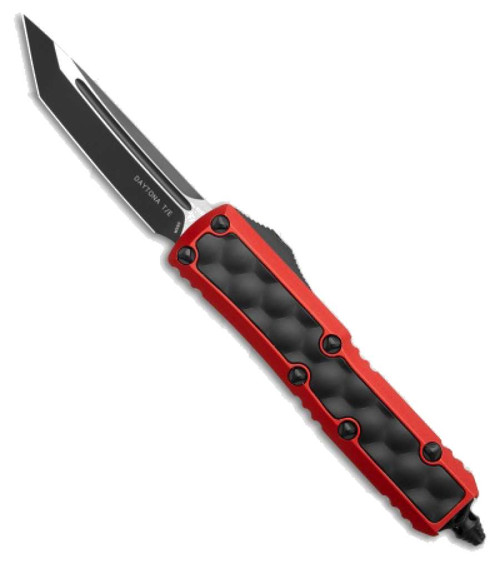 Microtech Daytona Tanto Signature Series Red Standard Bubble Inlay 127-1RDBIS 127-1 RDBIS.