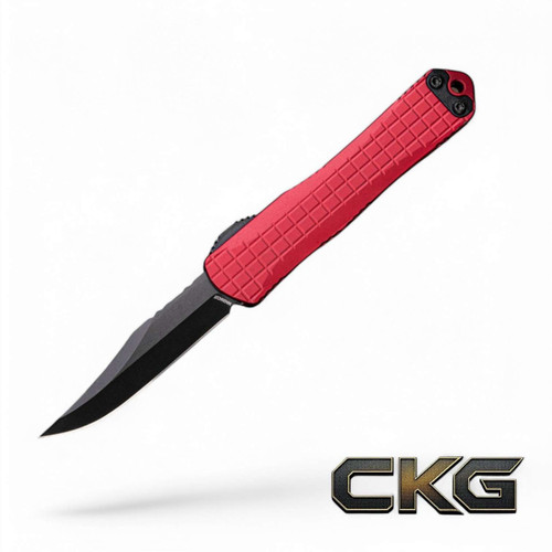 Heretic Knives Manticore S Bowie Grenade Grip DLC Standard Red H022BF-6A-RED