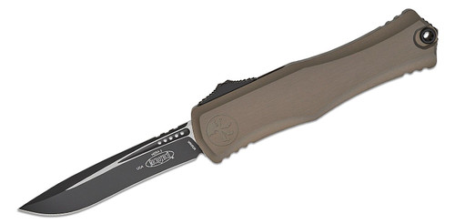 Microtech Hera II Recurve Black Blade Natural Clear Handle1705-1NC 1705-1NC.
