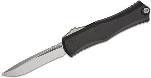 Microtech Hera II Recurve Stonewash Standard Black Handle 1705-10 1705-10.