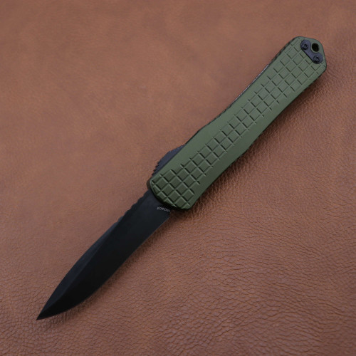 Heretic Knives Manticore X Recurve DLC Green Chasis H033F-6A-GRN