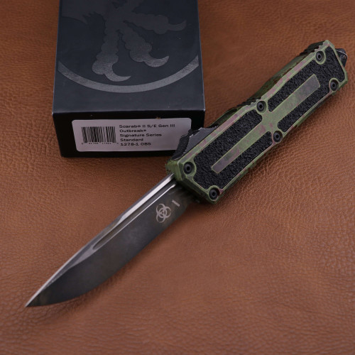 Microtech Scarab II Gen III Signature Series Outbreak 1278-1OBS 1278-1OBS.