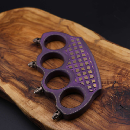Microtech Hand Tank Antique Purple Bronze Spikes 430-APUBZSPK-MCK 430-APUBZSPK-MCK
