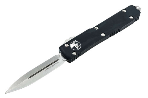 Microtech Ultratech Double Edge Stonewash Black Handle 122-10 122-10.