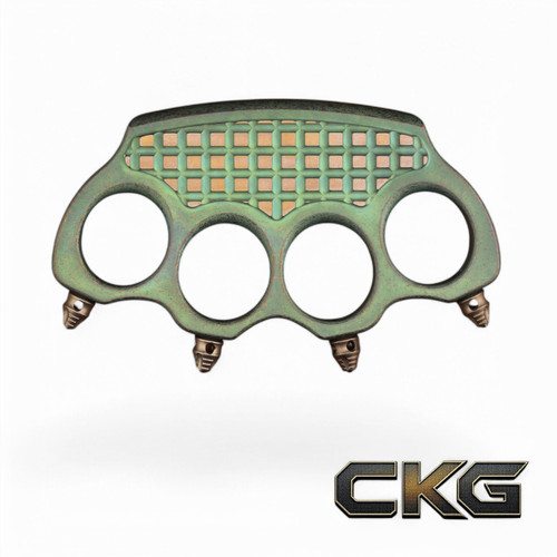 Microtech Hand Tank Antique Green Bronze Spikes 430-AGBZSPK-MCK 430-AGBZSPK-MCK.