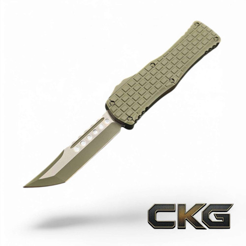Microtech Hera Hellhound Frag Forest Green 919-1FRCFTS.