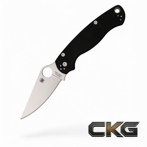 Spyderco Para Military 2 G-10 Black PlainEdge C81GP2