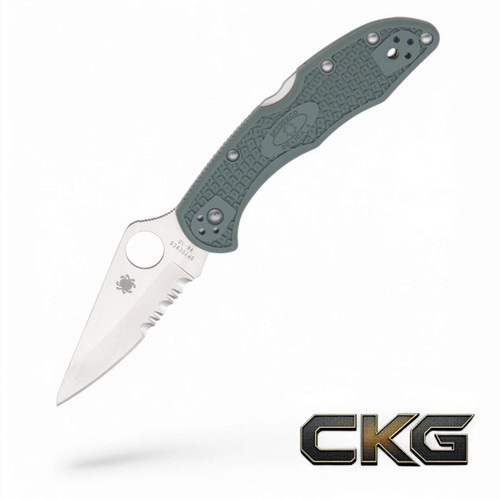 Spyderco Delica 4 Lightweight Foliage Green C11PSFG