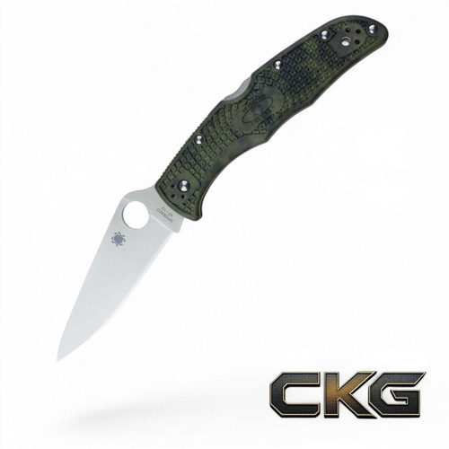 Spyderco Endura Flat Ground Pln Zome Frn C10ZFPGR
