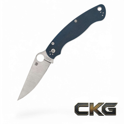 Spyderco Military 2 Cobalt Blue G-10 CPM SPY 27 C36GPCBL2.