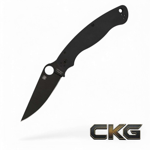 Spyderco Military 2 Black G-10 Black Blade C36GPBK2.