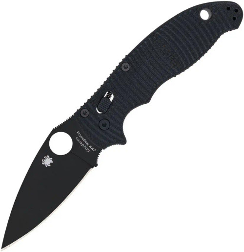 Spyderco Manix 2 Salt Black G-10 CPM MagnaCut Black Blade