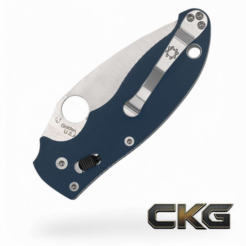 Spyderco Manix 2 Cobalt Blue G-10 CPM SPY 27 C101GPCBL2.