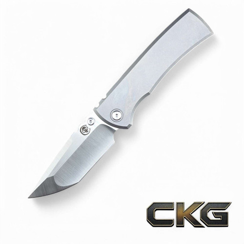Chaves Knives Integral Redencion 229 Stonewashed Handle Tanto Belt Satin Blade CK-1C1-2A1A-1A0