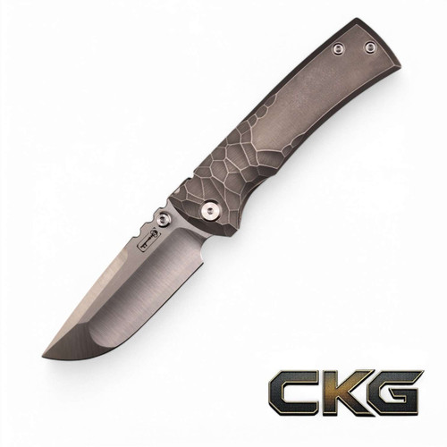 CHAVES KNIVES REDENCION STREET DROP POINT HALF ROCK BLADE TX 2025 CHAVREN12RCK