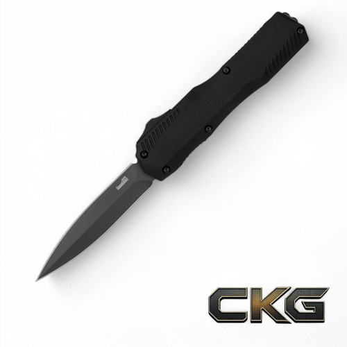 Kershaw Livewire - Alum Blk/Magnacut Double Edge Blk 9000DE