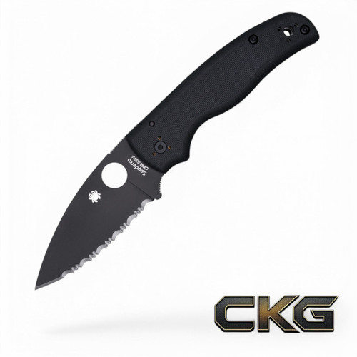 Spyderco Shaman Black Blade