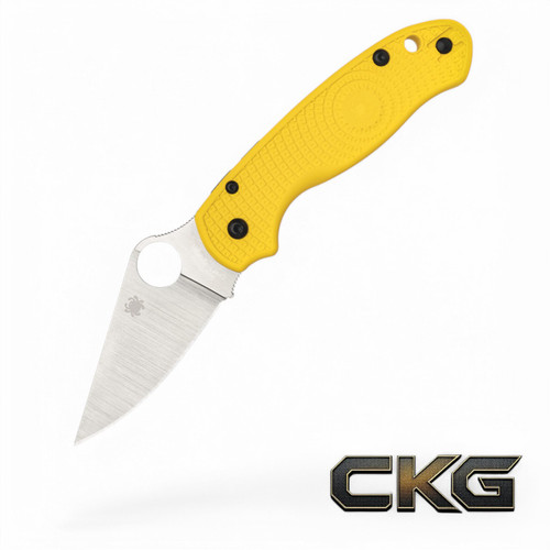 Spyderco Para 3 Salt Yellow Lightweight CPM MagnaCut