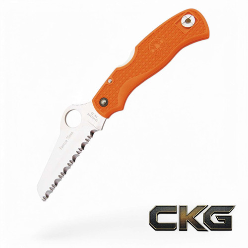 SPYDERCO RESCUE 79MM ORANGE C45SOR