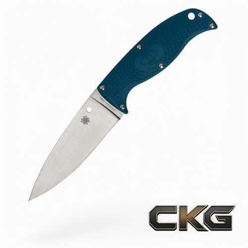 Spyderco Enuff 2 Blue K390 Leaf