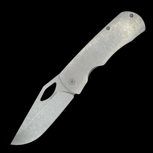 Mcnees Knives 3.75 Dixon Stone Washed Hardware SIMS1T1606