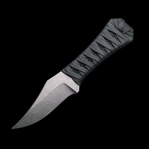 Auxiliary Manufacturing Pocket Bowie Slim Black Wrap AUX-PBS-BLK-WRAP