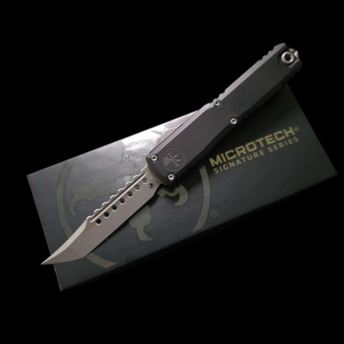 Microtech Ultratech GEN III ZBP Hellhound Apocalyptic Signature Series 1119-10APS