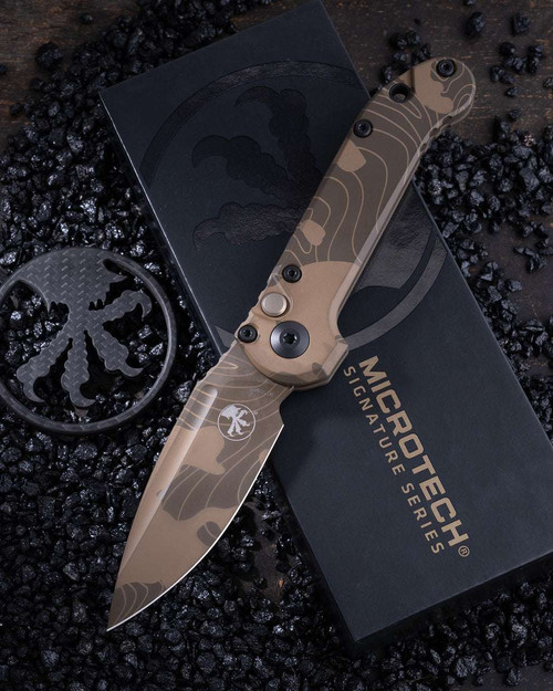 MICROTECH LUDT S/E GEN III SIGNATURE SERIES – SMOOTH HANDLE TOPOGRAPHIC BADLANDS CAMO STANDARD 1135S-1TPBNCS-Z4