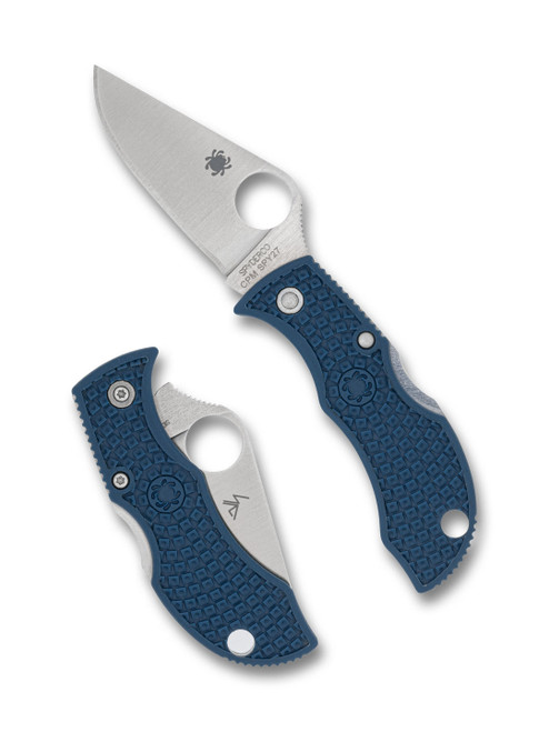 Spyderco Manbug Cobalt Blue FRN CPM SPY27 01