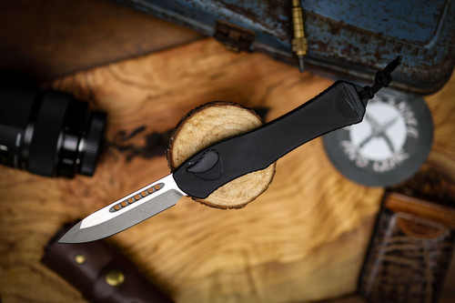 HERETIC KNIVES HYDRA V4 SINGLE EDGE BATTLEWORN BLADE AND CLIP H407-5A