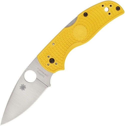 Spyderco Native 5 Salt Yellow Lightweight Magnacut Plainedge C41PYL5