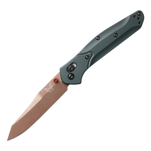 Benchmade Osborne Tiaga Green, FDE Battlewash Blade, S90V