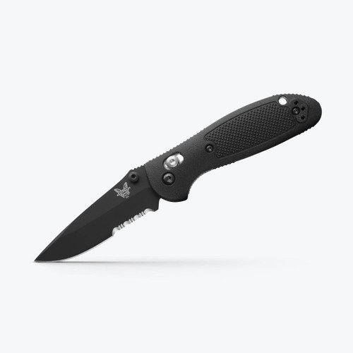 BENCHMADE PARDUE, MINI DPT GRIP, AXIS LOCK,STUD 556SBK-S30V
