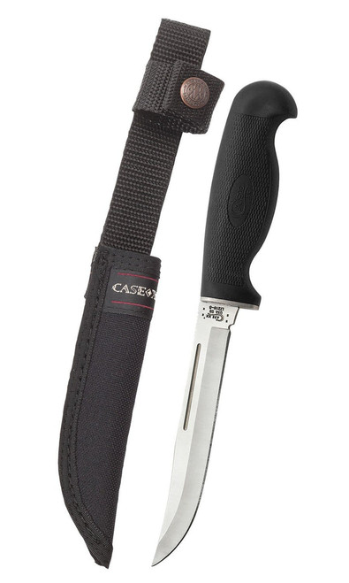 CASE LIGHTWEIGHT 5" UTILITY HUNTER WITH BALLISTIC NYLON SHEATH