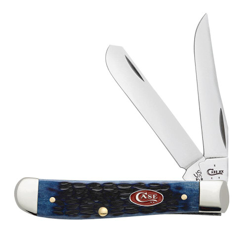 CASE ROGERS JIG NAVY BLUE BONE MINI TRAPPER