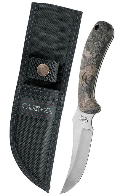 CASE LIGHTWEIGHT SYNTHETIC CAMO CALIBER® RIDGEBACK® HUNTER WITH BALLISTIC NYLON SHEATH