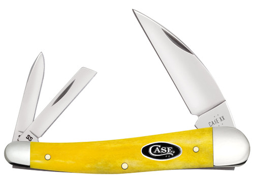 CASE SMOOTH YELLOW BONE SEAHORSE WHITTLER
