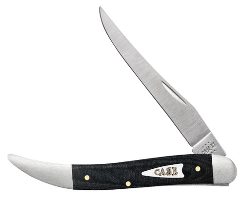 CASE SMOOTH BLACK MICARTA® MEDIUM TEXAS TOOTHPICK