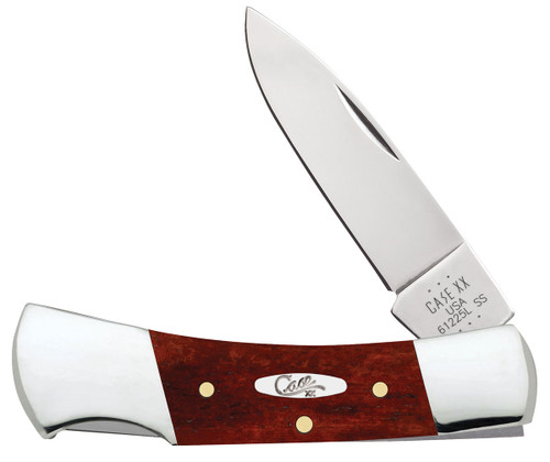 CASE SMOOTH CHESTNUT BONE LOCKBACK