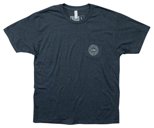 CASE NAVY HEATHER T-SHIRT