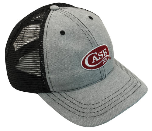 Case Cap Ball Blk W/Mesh & Embroidered Case Logo