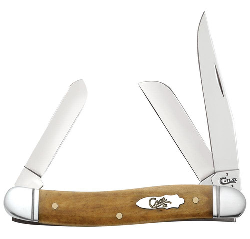 Case Antique Bone Smooth Medium Stockman  Fluted