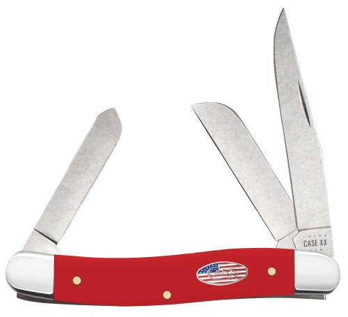 Case American Workman Smooth Red Synthetic CS Medium Stockman 73931