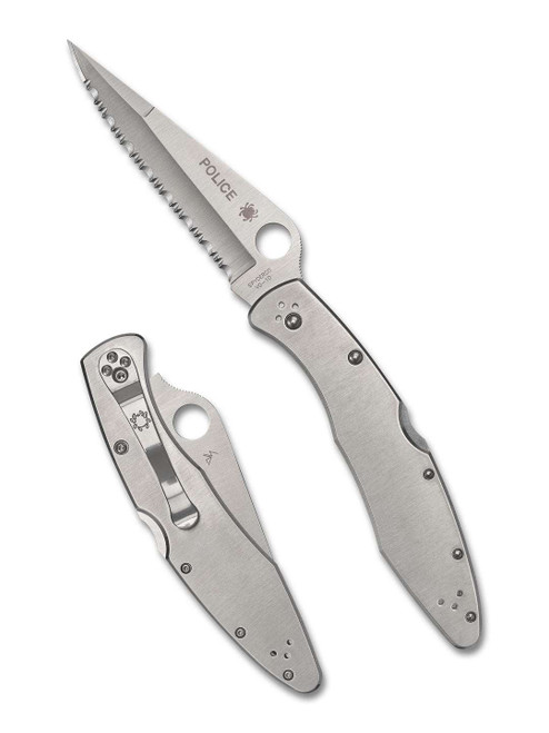 Spyderco Police Model Stainless Spyderedge C07S